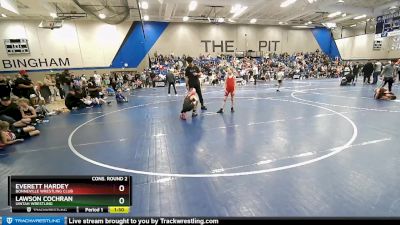 75 lbs Cons. Round 2 - Everett Hardey, Bonneville Wrestling Club vs Lawson Cochran, Uintah Wrestling