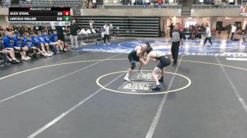 152 lbs Quarterfinals (8 Team) - Alex Stahl, Xavier, CT vs Lincoln Keller, Evansville, WI