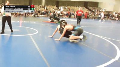 112-H2 lbs Semifinal - Laith Gaber, Yodice vs Heriberto Velasquez, Oyster Bay
