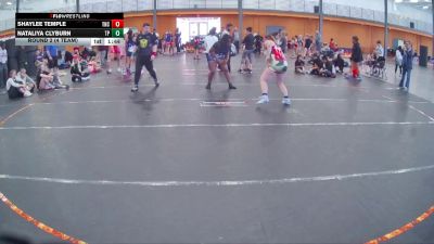 175 lbs Round 2 (4 Team) - Nataliya Clyburn, Team Palmetto Purple vs Shaylee Temple, Team NC Wrestling Club