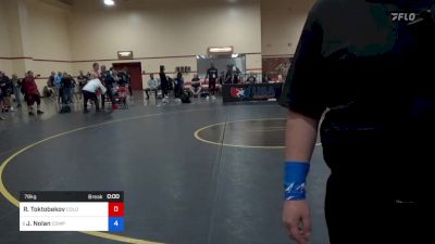 78 kg Quarters - Rinat Toktobekov, Colorado vs Joshua Nolan, Compound Wrestling