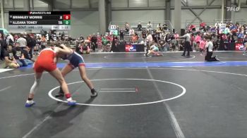 110 lbs Cons. Round 3 - Brinnley Morris, Jr. Kaws vs Illeana Toney, Trailblazer
