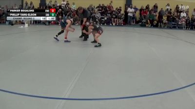 65 lbs Champ. Round 2 - Phillip Yang-Elson, Summit Wrestling Academy vs Parker Begalske, Outlaw Wrestling Club