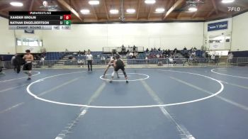 157 lbs Champ. Round 1 - Nathan Engelbertson, San Jose State University vs Xander Erolin, San Francisco State University