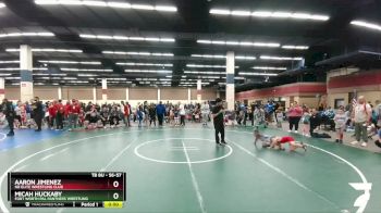 56-57 lbs Round 3 - Micah Huckaby, Fort Worth PAL Panthers Wrestling vs Aaron Jimenez, NB Elite Wrestling Club