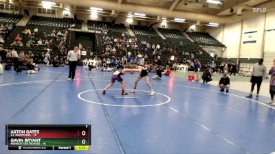 102 lbs Cross Bracket (8 Team) - Axton Gates, G.I. Grapplers vs Gavin Bryant, Midwest Destroyers