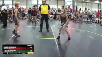 92 lbs Round 1 (6 Team) - Luke Johnson, Missouri Gold vs Owen Thomas, Steel Valley