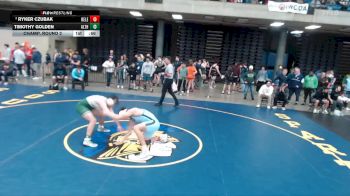 190 lbs Champ. Round 2 - Ryker Czubak, Unattached vs Timothy Golden, St. Patrick