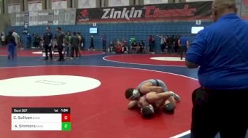 126 lbs Round Of 16 - Calen Sullivan, Buchanan vs Aiden Simmons, Bakersfield