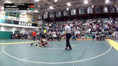 126 lbs Champ. Round 2 - Grey Burnett, Perrysburg vs Cooper Kaplack, Medina