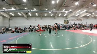 190 lbs Cons. Round 3 - James Benedetto, Lewis - Palmer vs Durrell Barber, Regis Jesuit