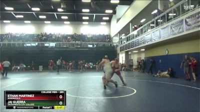 285 lbs Champ. Round 2 - Ethan Martinez, Bakersfield vs Jai Guerra, Sacramento City College