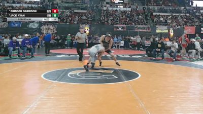 AA - 165 lbs Semifinal - Bridger Garrison, Butte vs Jack Ryan, Billings West