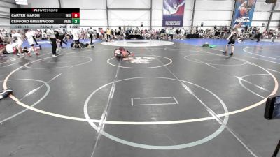 90 lbs Rr Rnd 2 - Greyson Cain, Indiana Outlaws Gold vs Wesley Renninger, Parabellum Wrestling Academy