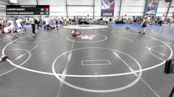 90 lbs Rr Rnd 2 - Greyson Cain, Indiana Outlaws Gold vs Wesley Renninger, Parabellum Wrestling Academy