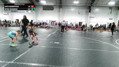 58 lbs Round 3 - Myra Shannon, Longwood Wrestling Club vs Arya Robertson, Morris Fitness