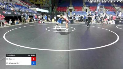 175 lbs Cons 64 #2 - Dominic Blue, NC vs Mitchel Wainscott, WY