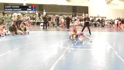 90 kg Rr Rnd 4 - Aubrey Kokinda, Lady Assassins - Girls vs Julianna LaSavage, MGW Black Widows - Girls