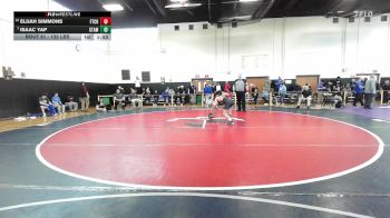 132 lbs Round Of 16 - Elijah Simmons, Fitch/Ston/Grasso vs Isaac Yap, Stamford