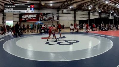 70 kg Champ. Round 1 - Colin Dupill, Jackrabbit Wrestling Club vs Paul Woo, Ohio Wrestling