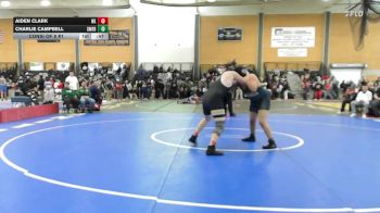 215 lbs Consi Of 8 #1 - Aiden Clark, North Kingstown vs Charlie Campbell, Smithfield