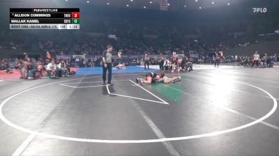 6A/5A Girls 170 Champ. Round 1 - Mallak Kamel, Century Girls vs Allison Cummings, Thurston Girls