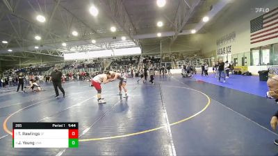 285 lbs Quarterfinal - Tyler Rawlings, Spanish Fork vs Jaxson Young, Unattached