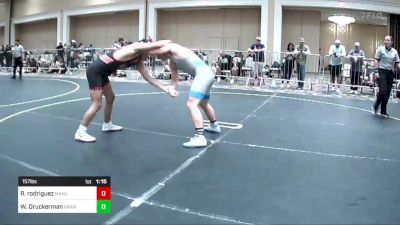 157 lbs Semifinal - Rafael Rodriguez, Manu WC vs Weston Druckerman, Granite WC