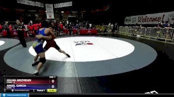 132 lbs Round 4 (16 Team) - Julian Arizmendi, CMWA vs Angel Garcia, KTWA