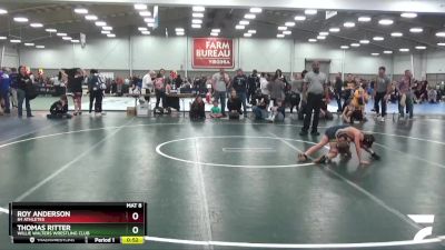 67 lbs Cons. Round 4 - Roy Anderson, 84 Athletes vs Thomas Ritter, Willie Walters Wrestling Club