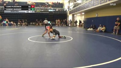 133 lbs Semifinal - Dominic Marquez, Cuesta College vs Cairo Plascencia, Fresno City College