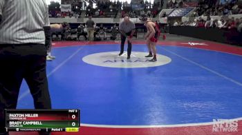 7A 157 lbs 1st Place Match - Brady Campbell, Opelika Hs vs Paxton Miller, Thompson HS