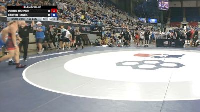 150 lbs Cons. Rd Of 64 - Dennis Barker, Virginia vs Carter Hanes, Nebraska