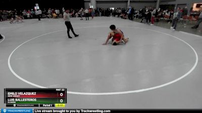 175 lbs Cons. Round 2 - Emilo Velazquez, New Jersey vs Luis Ballesteros, Illinois