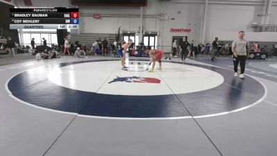 126 lbs Quarters - Bradley Bauman, Eagle Club vs Coy Mehlert, Immortal Athletics WC