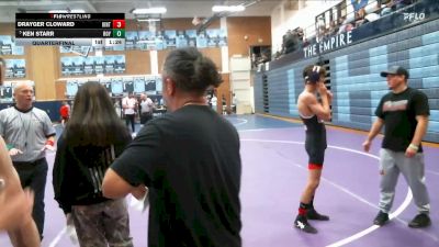 120 lbs Quarterfinal - Ken Starr, Roy vs Drayger Cloward, Uintah