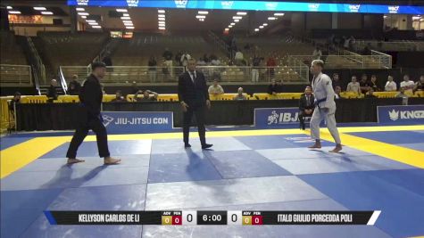 Italo Giulio Porcedda Poli vs Kellyson Carlos De Li 2025 Pan Jiu Jitsu IBJJF Championship