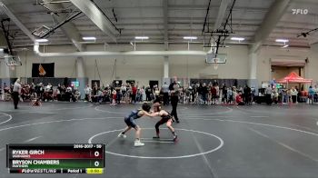 50 lbs Champ. Round 1 - Ryker Girch, Warhawks vs Bryson Chambers, Panthers