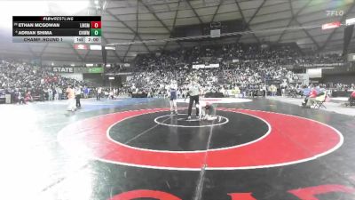 Boys 4A 126 lbs Champ. Round 1 - Ethan McGowan, Lincoln (Seattle) vs Adrian Shima, Chiawana