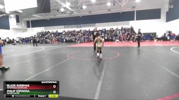 56 lbs Quarterfinal - Blade Shermak, Reverence Grappling vs Philip Espinosa, Rough House