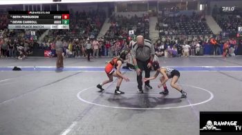 60 lbs 1st Place Match - River Stephens, Abilene vs Jolee Stephens, South Central Punisher