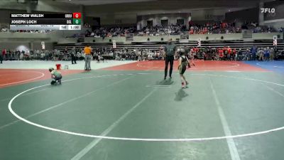 60 lbs Quarterfinals (8 Team) - Joseph Loch, Dassel-Cokato-Litchfield vs Matthew Walsh, Greenbush