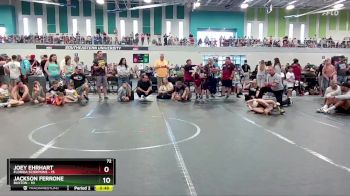 72 lbs Round 5 (6 Team) - Joey Ehrhart, Florida Scorpions vs Jackson Ferrone, Buxton