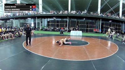 110 lbs Alicia Reyes, North Carolina vs Camila Martinez, Kansas