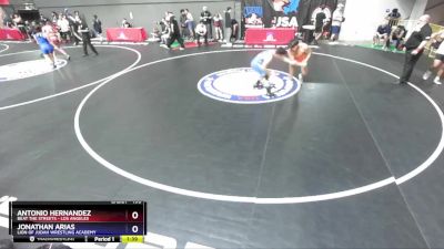 190 lbs Cons. Round 4 - Antonio Hernandez, Beat The Streets - Los Angeles vs Jonathan Arias, Lion Of Judah Wrestling Academy