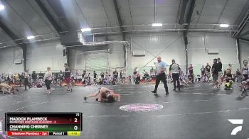 72 lbs Round 3 (6 Team) - Maddox Plambeck, Roundtree Wrestling Acacdemy vs Channing Cherney, Storm