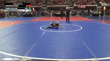 69 lbs Cons. Round 3 - Brookzyn Pates, Montana Disciples vs James Lockyer, Butte Wrestling Club