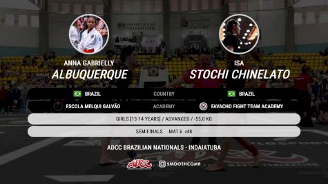Isa Stochi Chinelato vs Anna Gabrielly Albuquerque 2025 ADCC Brazilian Nationals