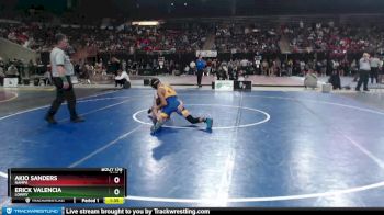 132 lbs Champ. Round 1 - Erick Valencia, Lowry vs Akio Sanders, Nampa