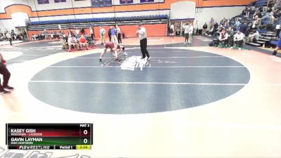 197 lbs Quarterfinal - Gavin Layman, Ohio Northern vs Kasey Gish, Wisconsin - Lacrosse